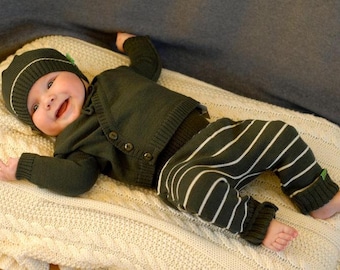 Baby wrap jacket "Fion" made of merino wool