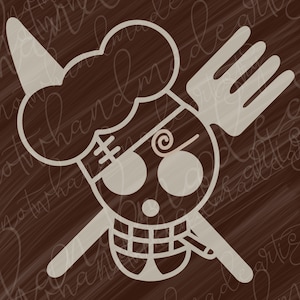 Straw Hat anime sticker, anime merch, cook Jolly Roger pirate ,anime car stickers, slayer, vinyl stickers