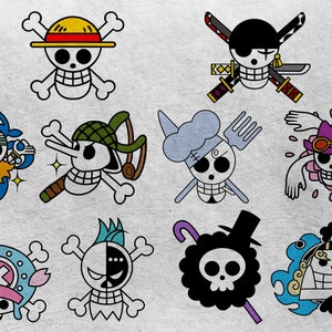 Straw Hat anime sticker, anime merch, Jolly Roger pirate ,anime pirate stickers, slayer, vinyl stickers