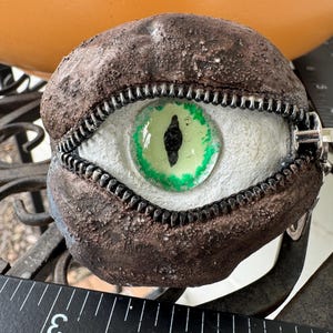 Mini Rock Eye Peepers Glow in Dark Whimsical garden decor