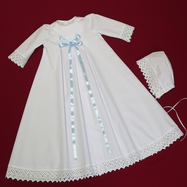 Taufkleid, Familientaufkleid, Junge Mädchen mit Mütze T02