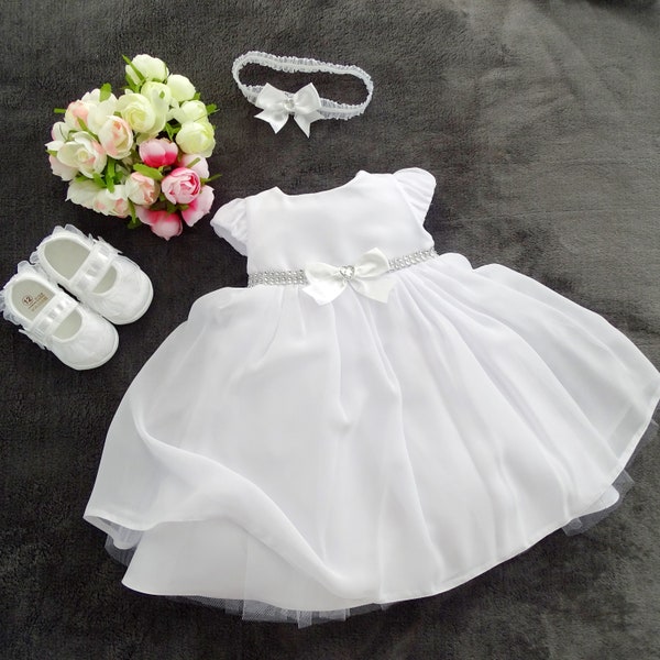 Vanessa baptism dress, party dress set 2 pieces baptism dress size. 56 62 68 74 80 86 92 Party dress baby dress baptism set baby girl wedding birthday