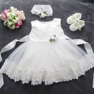 Christening dress for baby girls, lace dress for toddlers, lace christening dress, christening dress for baby girls