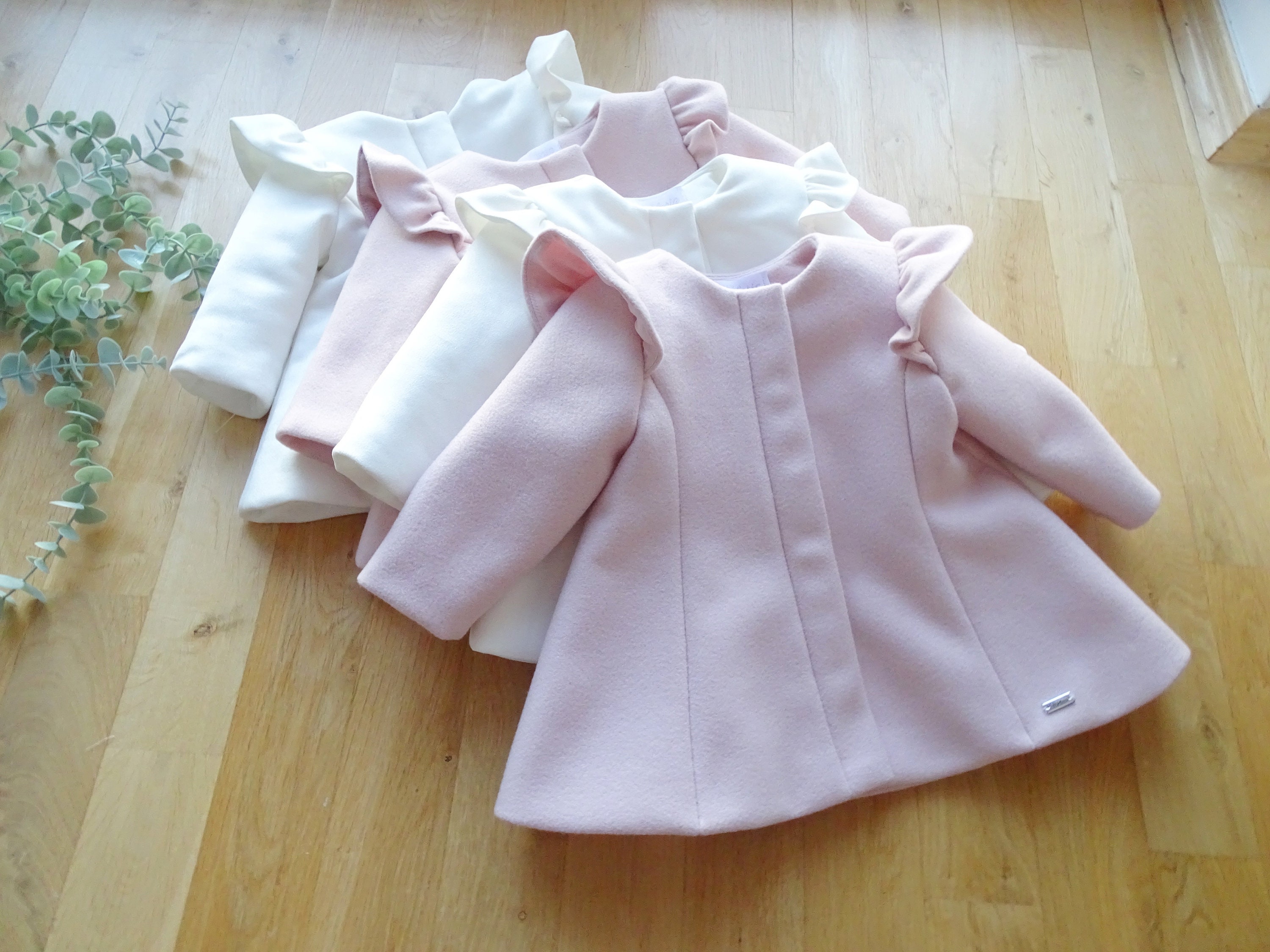 Coat, baptism, christening coat, winter coat, autumn coat, fleece baby coat