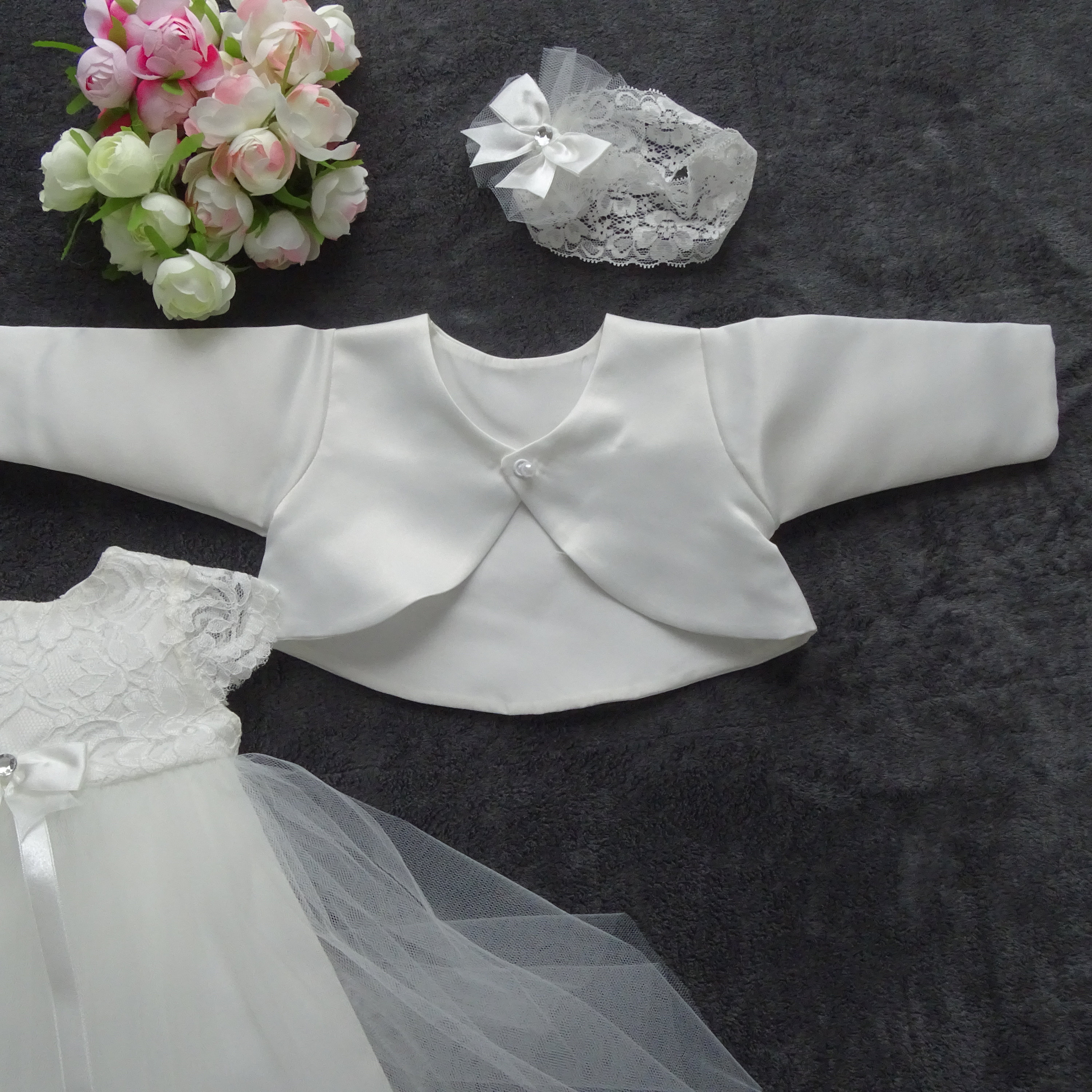 Ivory baby shop bolero