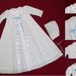 Taufkleid, Familientaufkleid, Junge Mädchen mit Mütze T02 Bild 2