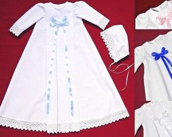 Christening dress, family christening dress, boy girl with hat, Model {T01}Baptism Dress, Christening Dress Baby Lace