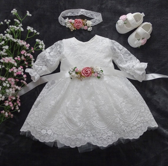 Robe De Fête Pour Fille Bébé - Taille 122-128 - En Coton - Idéale Mariage, été, Cérémonie