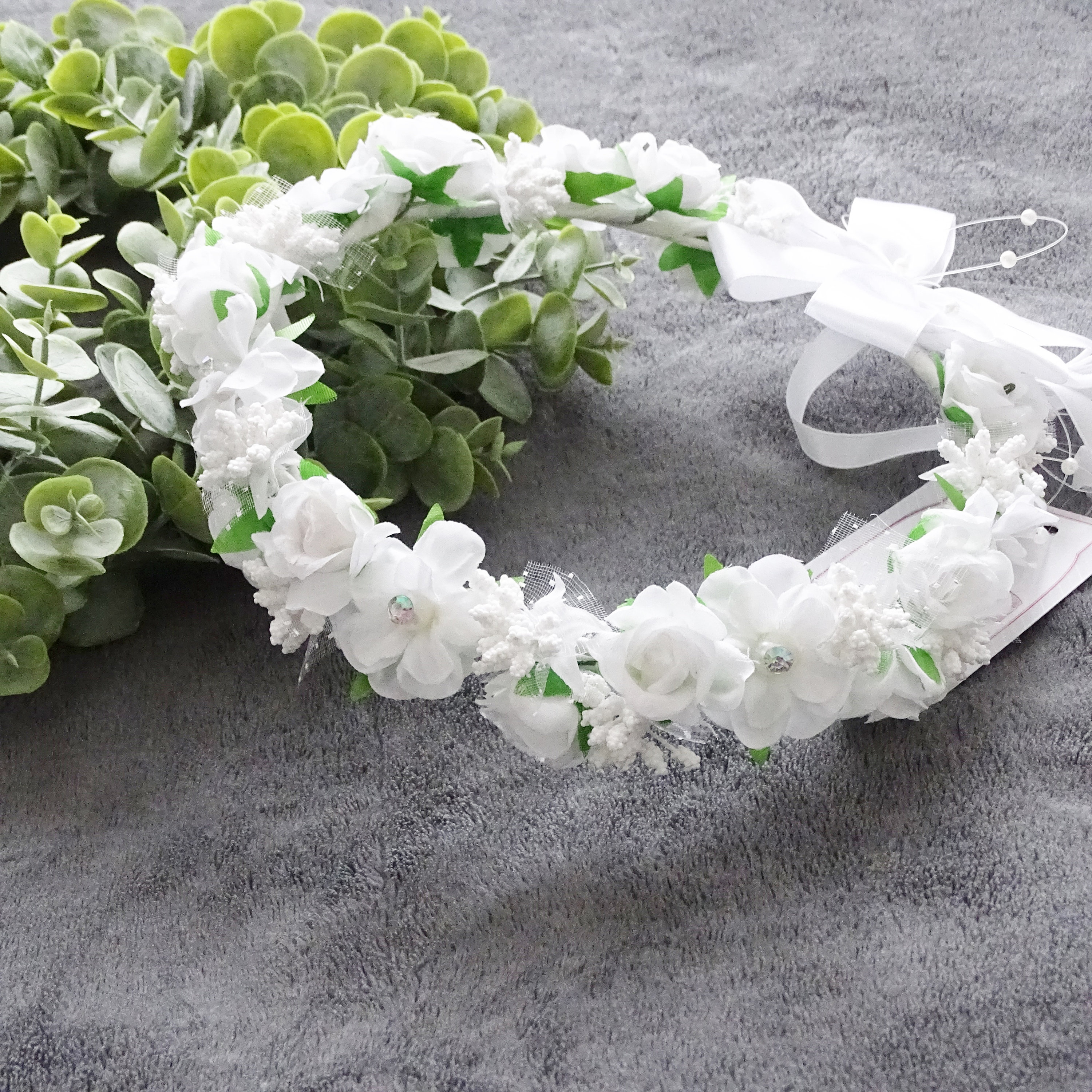 220) Kommunion Haarschmuck, Kopfschmuck, Haarkranz Kranz First Holy