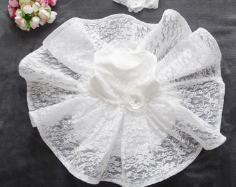 Robe de baptême, robe de fête + bandeau robe de baptême, robe de baptême robe bébé dentelle fille, robe de baptême, robe de baptême fille, robe de princesse