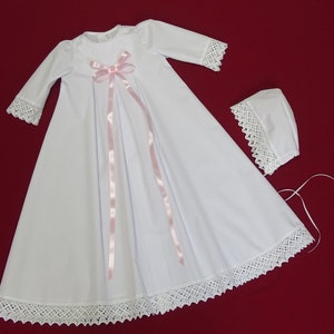 Taufkleid, Familientaufkleid, Junge Mädchen mit Mütze T02 Bild 3