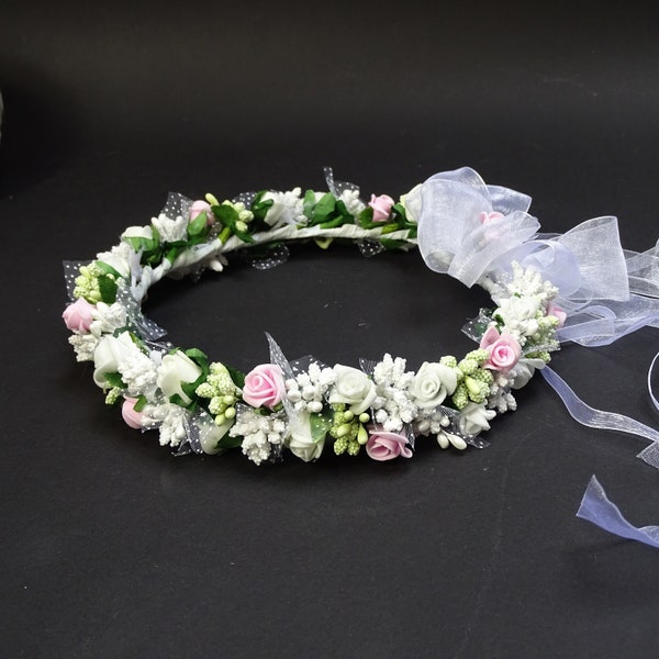 Hair wreath COMMUNION WREATH Communion hair accessories, No. 103