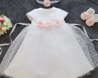 Christening gown for baby girls, lace dress for toddlers, lace christening gown, christening gown for baby girls Beatrice