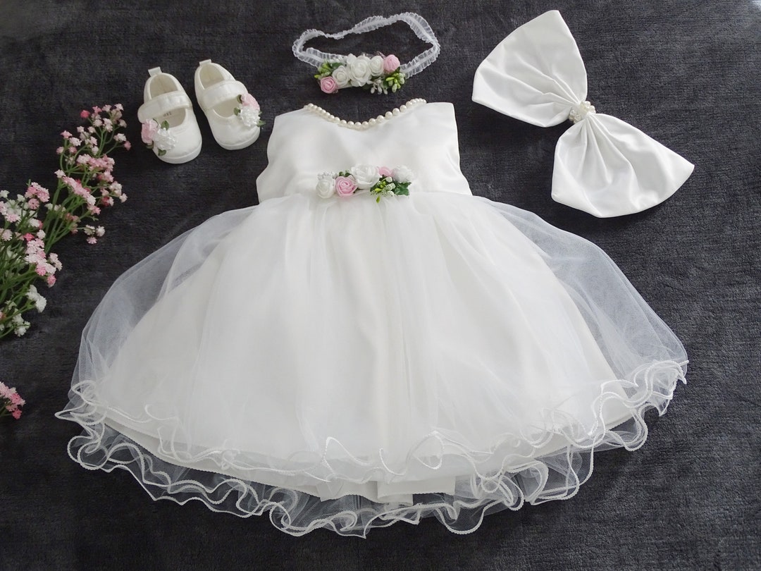 Sarah Baptism Dress - Available in 11/12