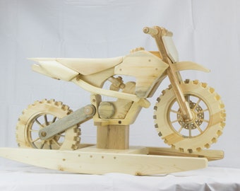 dirt bike rocking horse