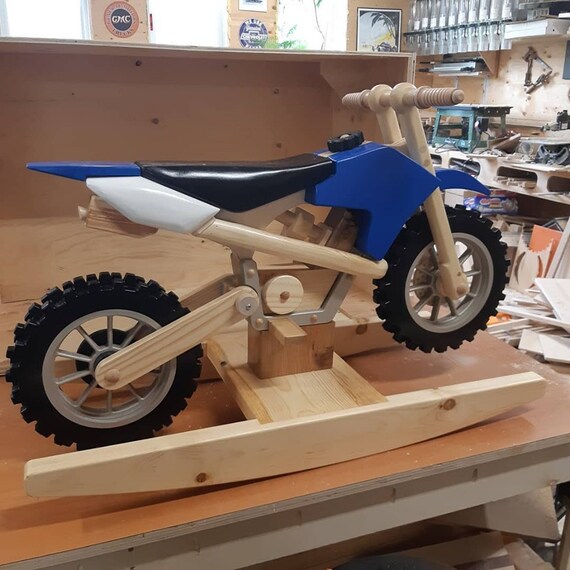 dirt bike rocking horse