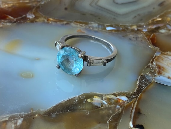 Vintage sterling avon blue - Gem Vintage sterling avon blue - Gem
