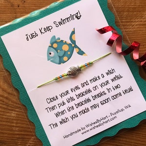 Just Keep Swimming - Wish Bracelet