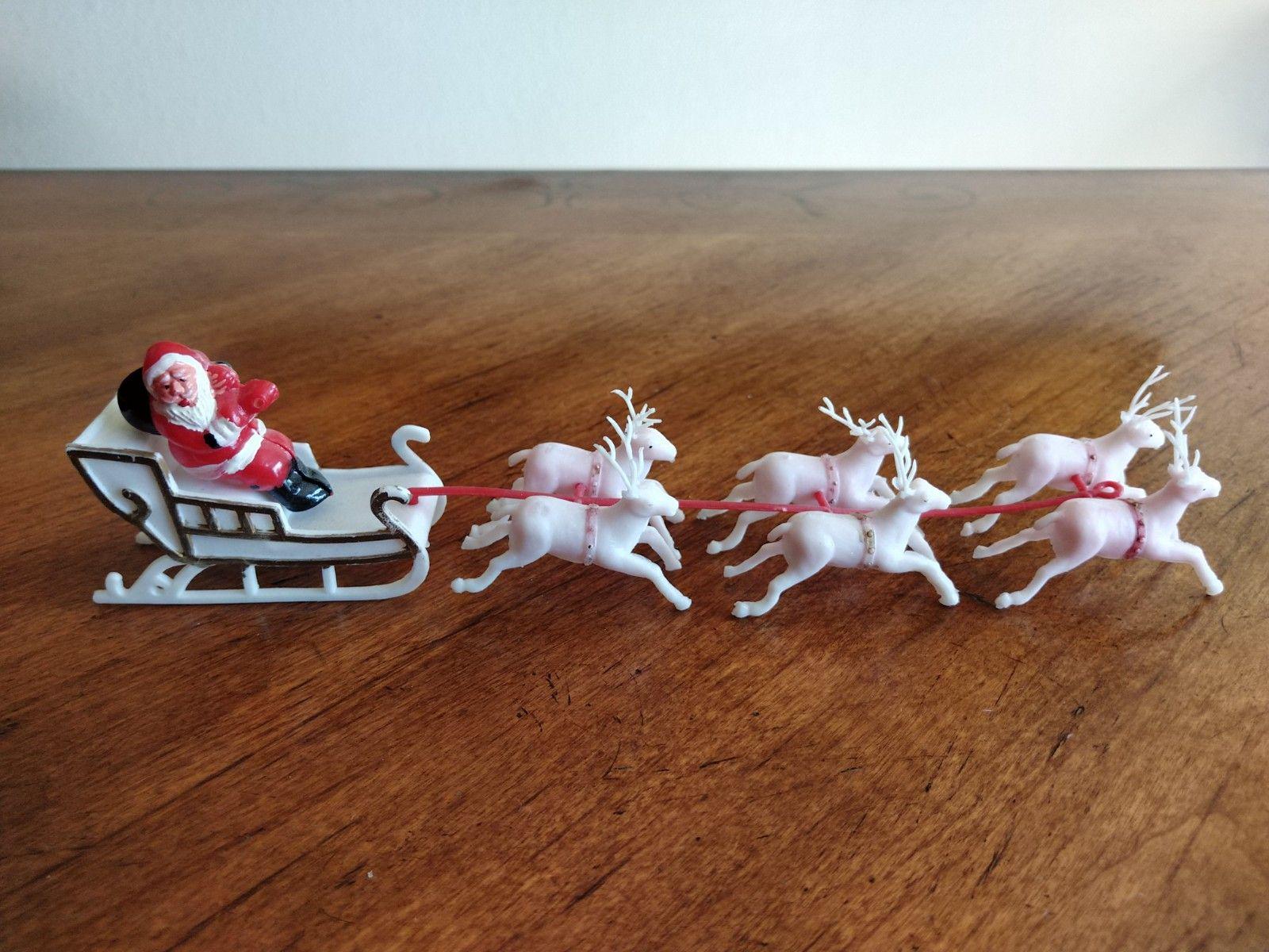 Lot De Coussins Vintage Dakotah - Mickey Mouse Santa Sleigh Pluto Reindeer - 12x12 - Rare
