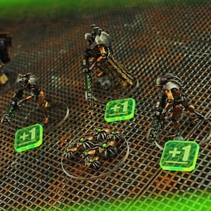 LITKO +1 Modifier Tokens | Bonus & Buff Markers | Compatible with Warhammer 40,000