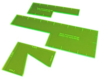 LITKO Basic Measuring Gauge Set Compatible with DBA, Fluorescent Green (3)