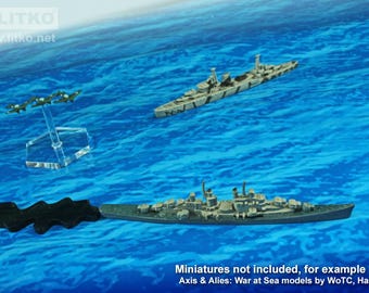 LITKO Oil Slick Tokens | Translucent Grey Oil Spill Markers | Terrain/ Hazard Effect Tokens | Oil Leak Ship Damage Indicator