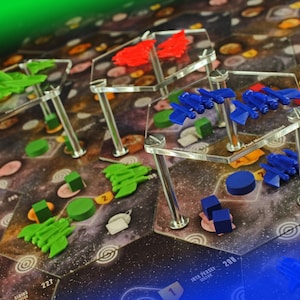 LITKO Fleet Stands | Pack of 3 | Compatible with Twilight Imperium & Eclipse | TI4