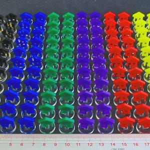 LITKO House Markers | City Placement Markers | City Networks | House Pawn Meeples | Settlement Tokens | Compatible with Power Grid BoardGame