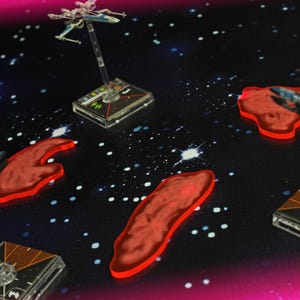 LITKO Space Hazard Template Set | Compatible with X-Wing & Armada