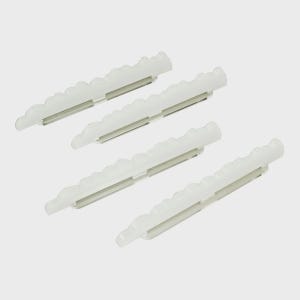 LITKO Smoke Screen Marker Sets | 3mm Acrylic Markers | Transparent White Smoke with Clear Bases | Compatible with Naval Wargames | 4 Pack