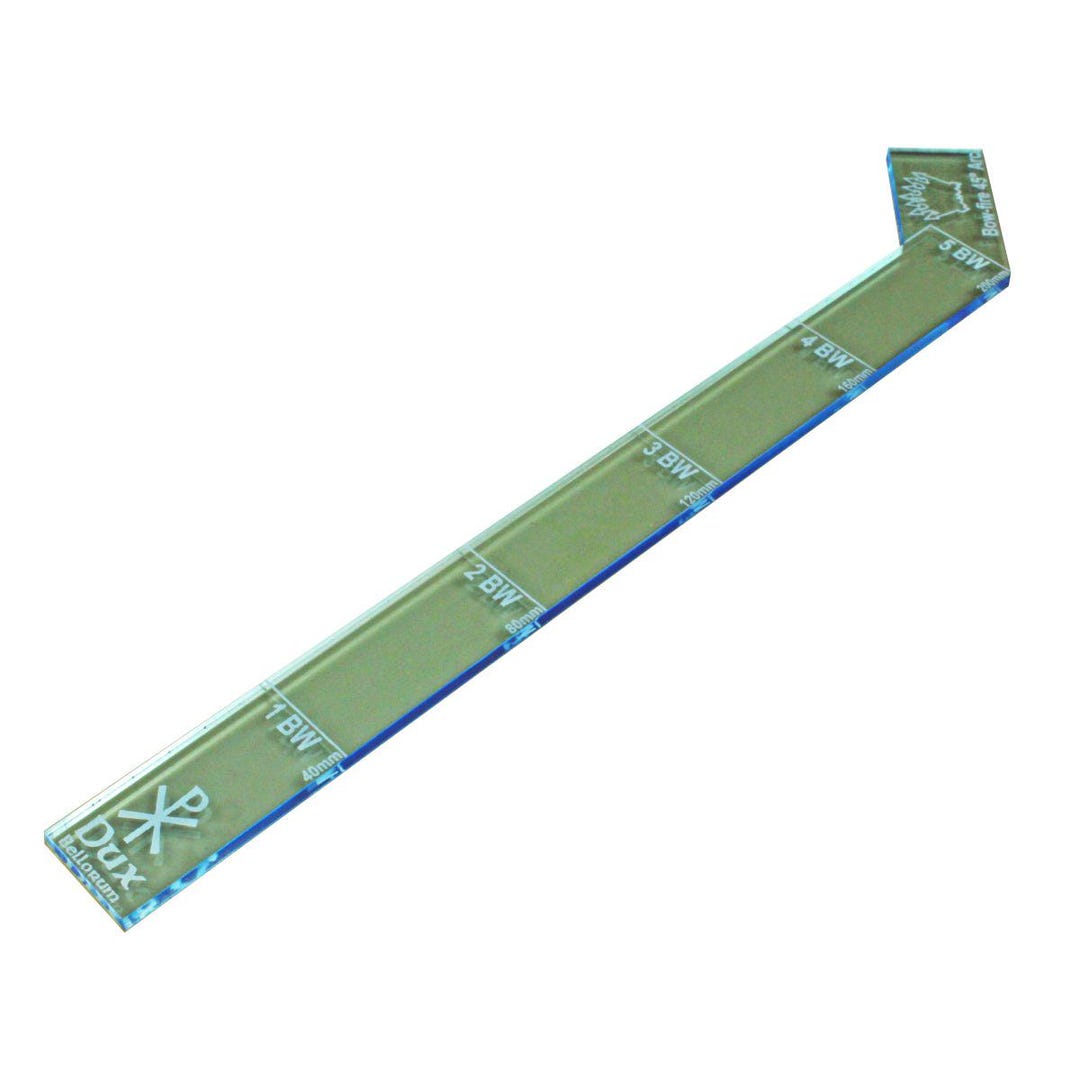 Lithco Ruler LITKO 40mm Ruler With Fire Arc Compatible With Dux Bellorum ...