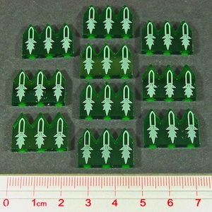 LITKO Gothic Space Missiles Tokens | Torpedo and Rocket Indicators | Compatible with Battlefleet Gothic | Sci-Fi Marker for Space Wargames