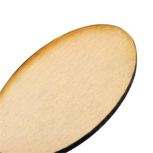 LITKO Oval Wargame Miniature Model Bases & Base Bottoms | 25x50mm | 3mm Plywood, Flexible Steel, Flexible Magnet | TTRPG | 25 Pack