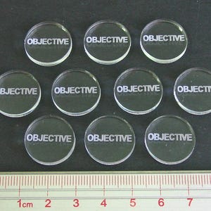LITKO Objective Tokens, Clear (10)