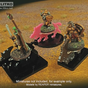 LITKO Boar Character Mount Kit | Wild Boar Miniature for DnD, TTRPG Beast Companions, Boar Riders & Fantasy RPG Mounts | Wild Pig Companion