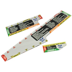 LITKO Double-Sided WH40K Gauge | 12&quot;, 6&quot;, 3&quot; Acrylic Template Tool for Movement, Combat & Melee | UV Printed Ruler for Tabletop War Games