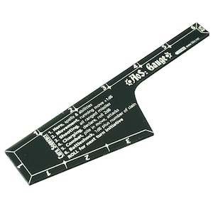LITKO Combat Gauge | 6-Inch Translucent Grey Acrylic Tool Compatible with Age of Sigmar 1st & 2nd | Skirmish Measuring Tool 1/2&quot;, 1&quot;, 3&quot;, 6&quot;