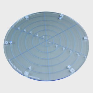 LITKO Area of Effect Template | 3, 4, 5, 6-inch Diameter Options | Acrylic Blast Effect Template for Tabletop Games | Attack | Combat | Fire