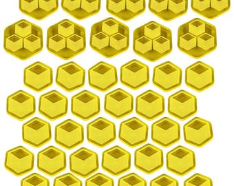 LITKO Upgrade Token Set | Compatible with Twilight Imperium 4th Edition | Trade Goods, Commodities, Fighter & Infantry Acrylic Tokens