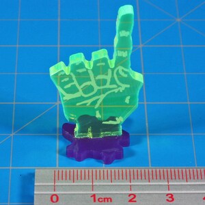 LITKO First Player Zombie Marker | Compatible with Zombicide | Zombie Hand Token| Tabletop Board Game Accessory