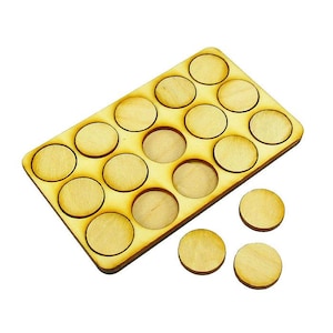 LITKO Skirmish Movement Trays | 20mm Miniatures | 6–20 Figure Options | Compatible with WH40K, Age or Sigmar, Historical Games | Rank & File