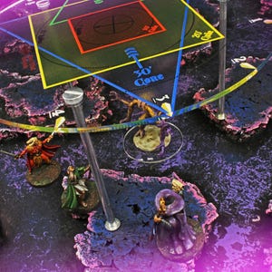 LITKO RPG Area Effect Template | Spell Zone Marker | Compatible with Dungeons & Dragons