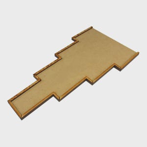 LITKO Lance Formation Tray for 10 Cavalry | Compatible with Warhammer The Old World | MDF Movement Tray for 30x60mm Bases | Optional Inserts