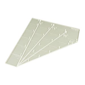 LITKO Oblique Template Compatible with Regimental Fire and Fury, Clear