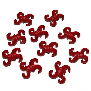 LITKO Cthulhu Tentacle Tokens | Compatible with Arkham & Eldritch Horror | Tentacle Monster Resource Token | RPGs DnD