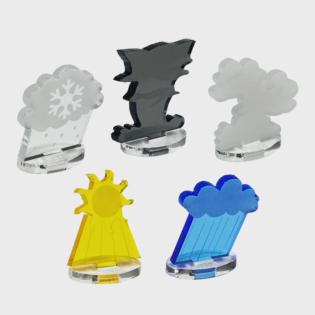 Weather Marker LITKO Weather Effect Marker Set | Compatible With Fantasy Football ...