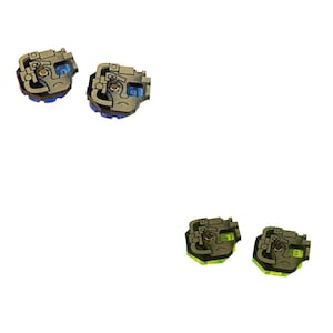 LITKO Space Wing Drone Dials | Track 0–9 or 1–10 Drone Status | Acrylic Sci-Fi Counters | Compatible with X-Wing & Space Combat Wargames