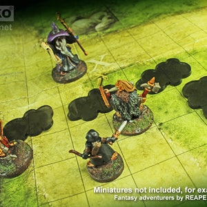 LITKO Large Smoke Tokens, Translucent Grey (5)