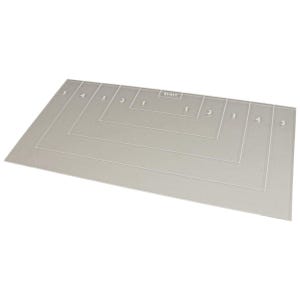 LITKO 4E Blast and Burst Templates | Clear Acrylic Spell Area of Effect Markers for Dungeons & Dragons 4th Edition | 1-Inch Grid Systems