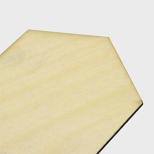 LITKO 30mm Hexagonal Wargame Miniature Model Bases & Base Bottoms | 3mm Plywood, Flexible Steel, Flexible Magnet | TTRPG | 25 Pack